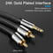 Фото - Кабель Vention AUX 3.5 mm M - 2xRCA M, 1 m, Black (BCFBF) | click.ua
