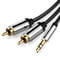 Фото - Кабель Vention AUX 3.5 mm M - 2xRCA M, 1 m, Black (BCFBF) | click.ua