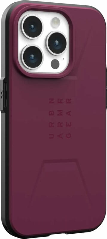 Чохол-накладка Urban Armor Gear Civilian Magsafe для Apple iPhone 15 Pro Max Bordeaux (114295119049)