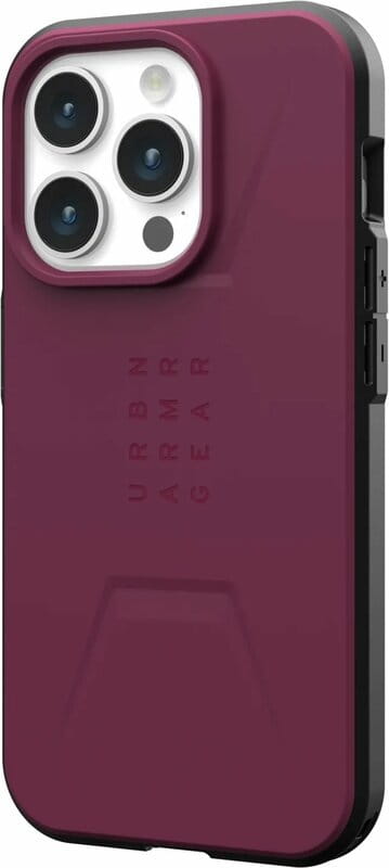 Чохол-накладка Urban Armor Gear Civilian Magsafe для Apple iPhone 15 Pro Max Bordeaux (114295119049)