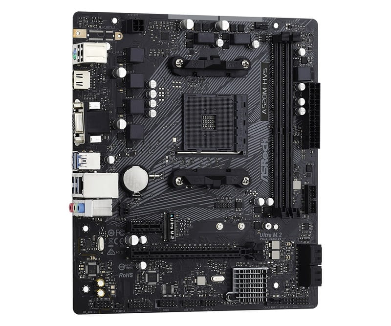 Материнская плата ASRock A520M-HVS Socket AM4