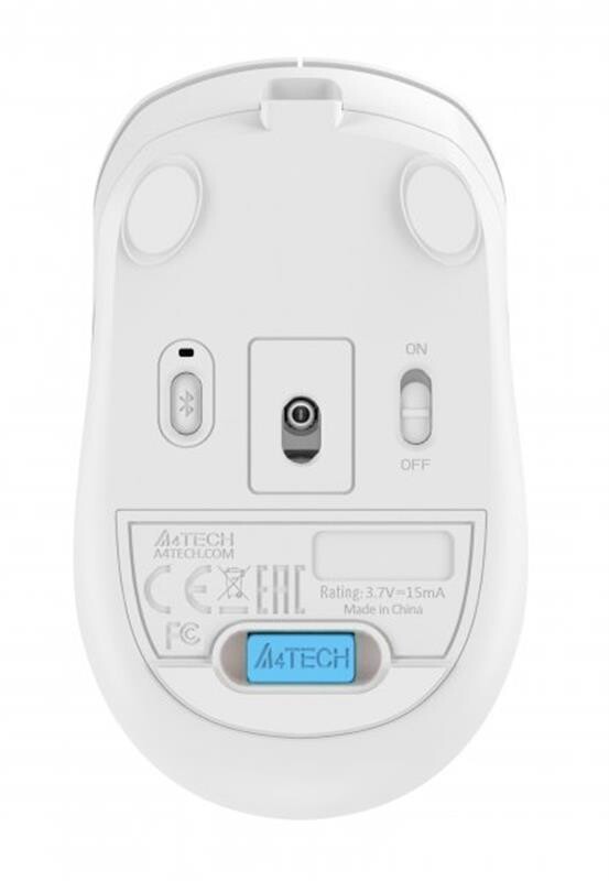 Мышь беспроводная A4Tech Fstyler FG10CS Air Grayish White