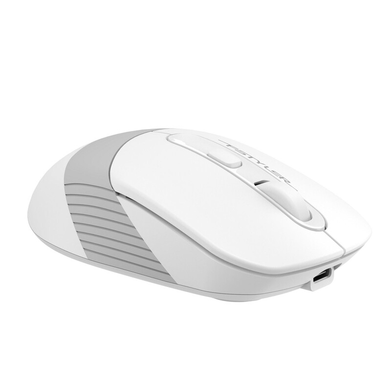 Мышь беспроводная A4Tech Fstyler FG10CS Air Grayish White