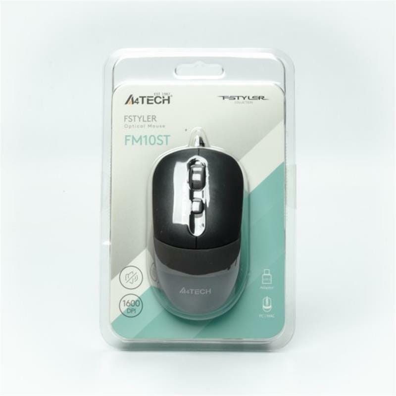 Мышь A4Tech Fstyler FM10ST Grey