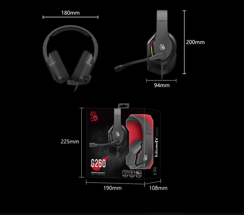 Гарнітура Bloody G260 Black