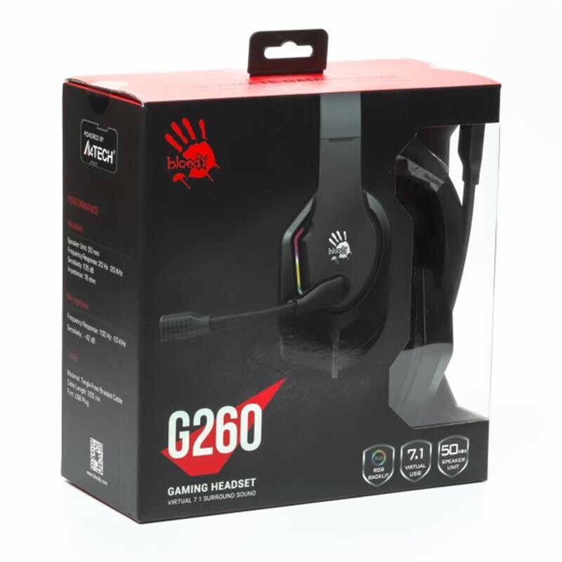 Гарнітура Bloody G260 Black