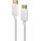 Фото - Кабель Cablexpert DisplayPort - DisplayPort V 1.2 (M/M), 1.8 м, белый (CC-DP2-6-W) | click.ua