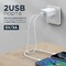 Фото - Мережевий зарядний пристрій Remax Simple Series 2xUSB 2.1A White (RP-U35) | click.ua