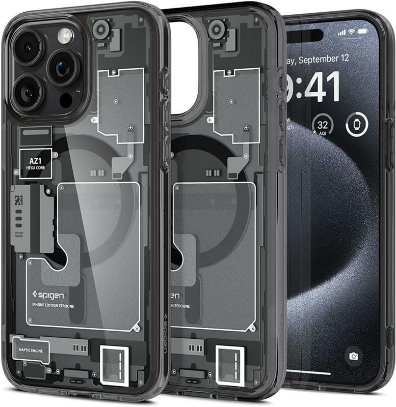 Чeхол-накладка Spigen Ultra Hybrid MagFit для Apple iPhone 15 Pro Zero One (ACS06721)