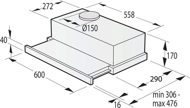 Витяжка Gorenje TH64E4BG