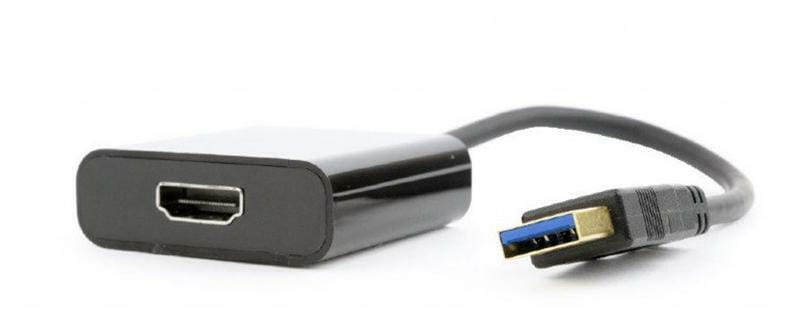 Адаптер Cablexpert (A-USB3-HDMI-02) USB3.0-HDMI, 0.15 м, черный