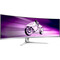 Фото - Монiтор Philips 48.8" Evnia 49M2C8900/00 OLED White/Silver Curved 240Hz | click.ua