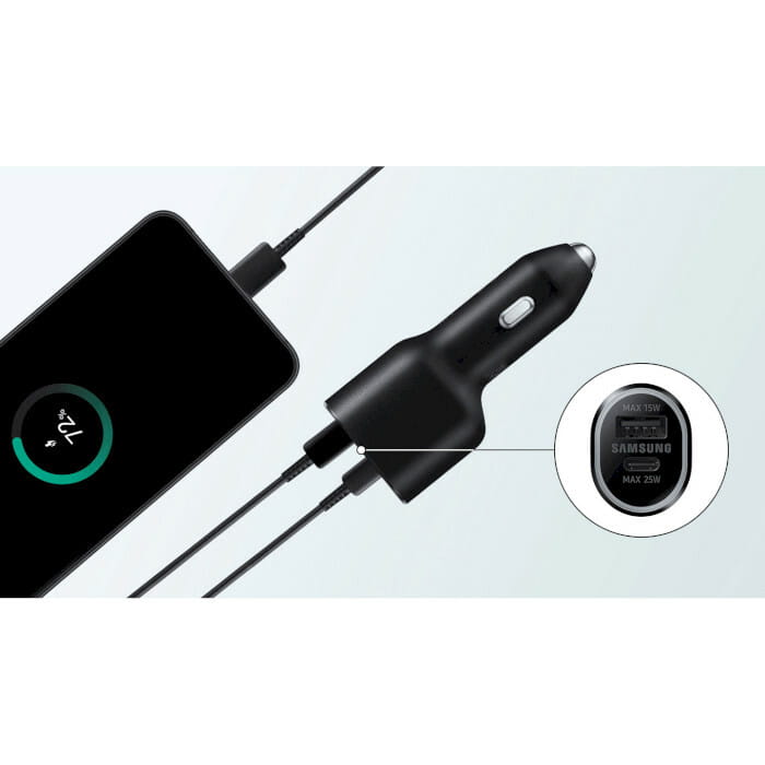 Автомобильное зарядное устройство Samsung Car Charger Duo EP-L4020 Black (EP-L4020NBEGRU)