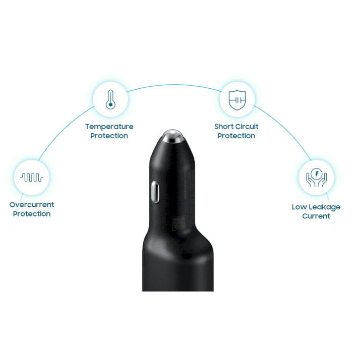 Автомобильное зарядное устройство Samsung Car Charger Duo EP-L4020 Black (EP-L4020NBEGRU)