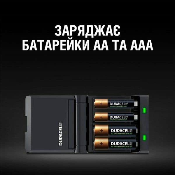 Заряднoe устройство Duracell CEF27 + AA NI-MH 1300 mAh 2шт + AAA NI-MH 750 mAh 2шт