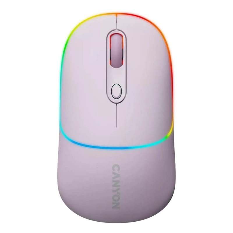 Миша бездротова Canyon MW-22 Dual Band RGB Wireless Pearl Rose (CNS-CMSW22PR)