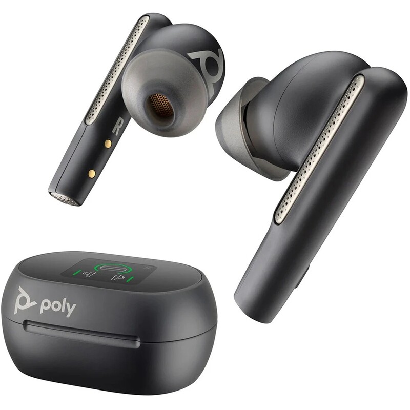 Bluetooth-гарнитура Poly Voyager Free 60+ Earbuds + BT700C + TSCHC Black (7Y8G4AA)