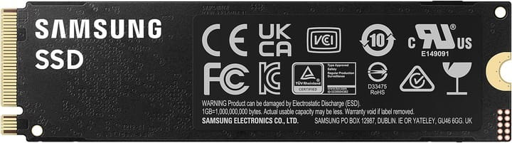 Накопичувач SSD  4ТB Samsung 990 PRO M.2 2280 PCIe 4.0 x4 NVMe V-NAND TLC (MZ-V9P4T0BW)
