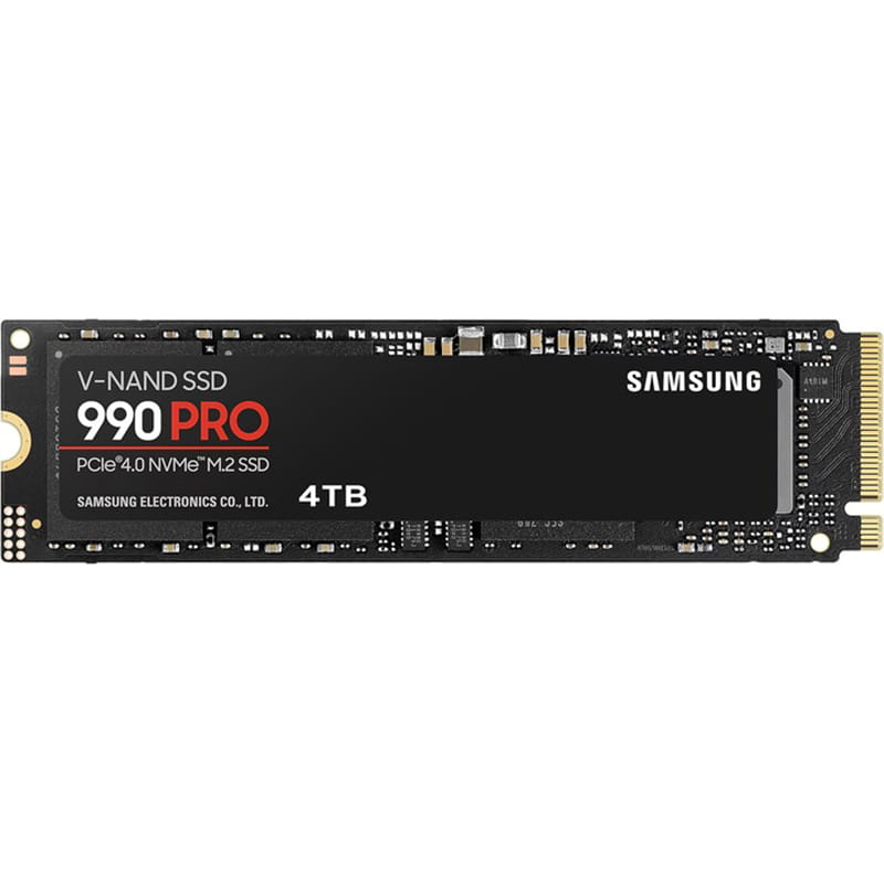 Накопичувач SSD  4ТB Samsung 990 PRO M.2 2280 PCIe 4.0 x4 NVMe V-NAND TLC (MZ-V9P4T0BW)