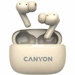 Bluetooth-гарнітура Canyon OnGo TWS-10 ANC ENC Beige (CNS-TWS10BG)