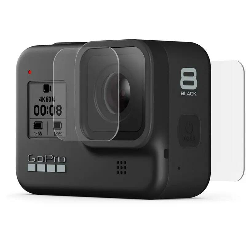 Захисне скло для лінз та екрану GoPro Tempered Glass Lens+Screen Protectors для Hero 8 (AJPTC-001)
