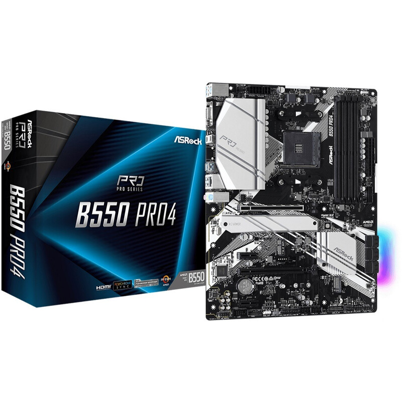 Материнская плата ASRock B550 Pro4 Socket AM4