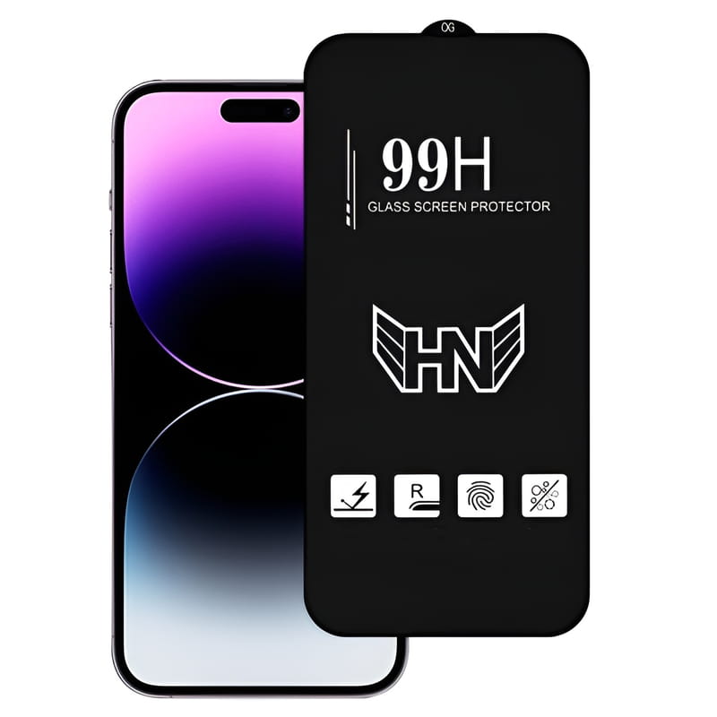 Защитное стекло для Apple iPhone 15 Pro Black, 0.3 мм, 4D ARC (Z27957) без упаковки