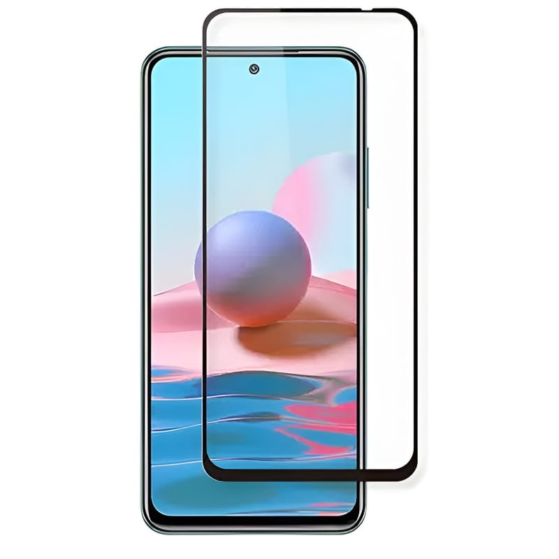 Защитное стекло для Xiaomi Redmi Note 10/Redmi Note 10S/Redmi Note 11 Black, Karerte Anti-static, 6D (Z26766) без упаковки