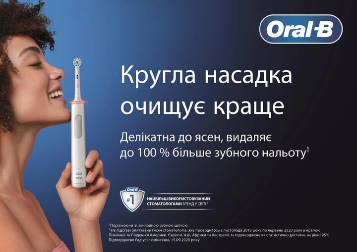 Зубная электрощетка Braun Oral-B Pro1 D305.513.3 CrossAction Caribbean Blue