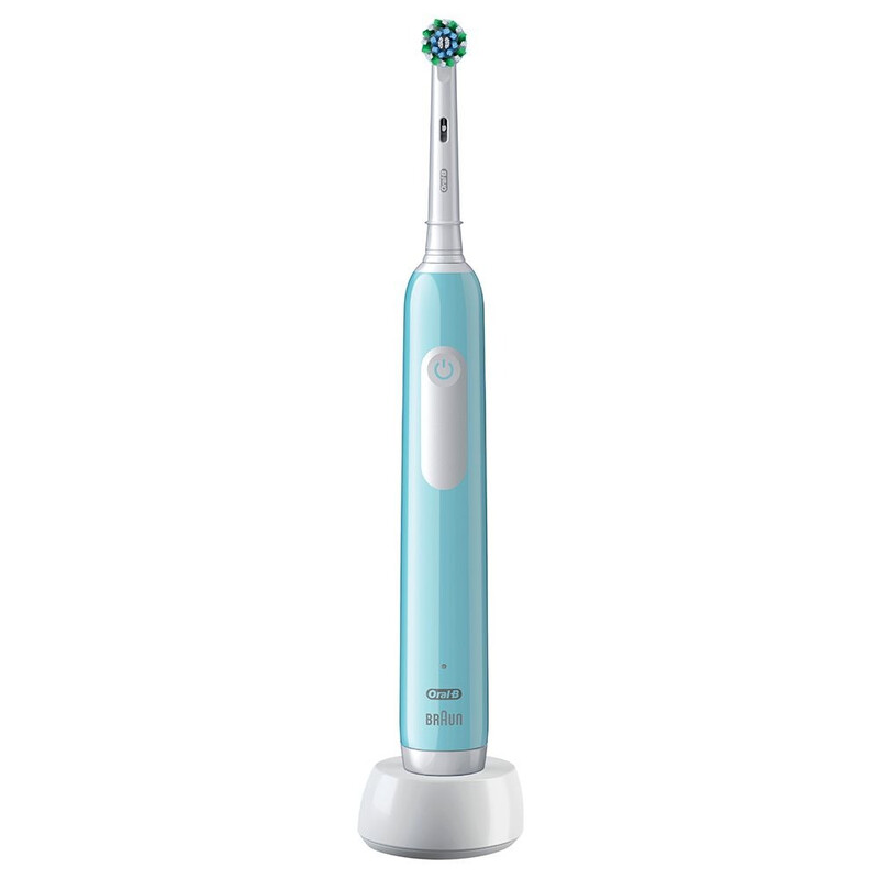 Зубная электрощетка Braun Oral-B Pro1 D305.513.3 CrossAction Caribbean Blue