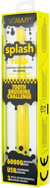 Зубна електрощітка Vitammy Splash Yello (від 8 років)