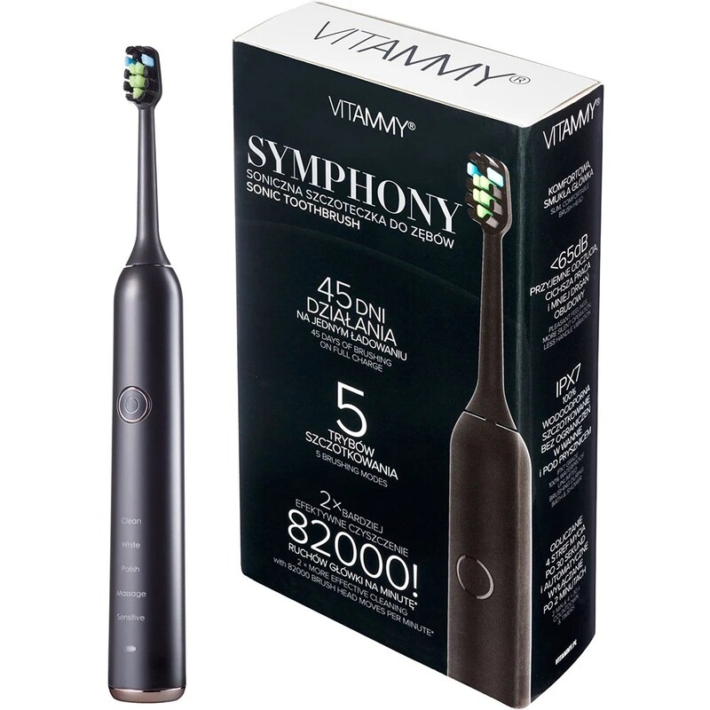 Зубна електрощітка Vitammy Symphony Black