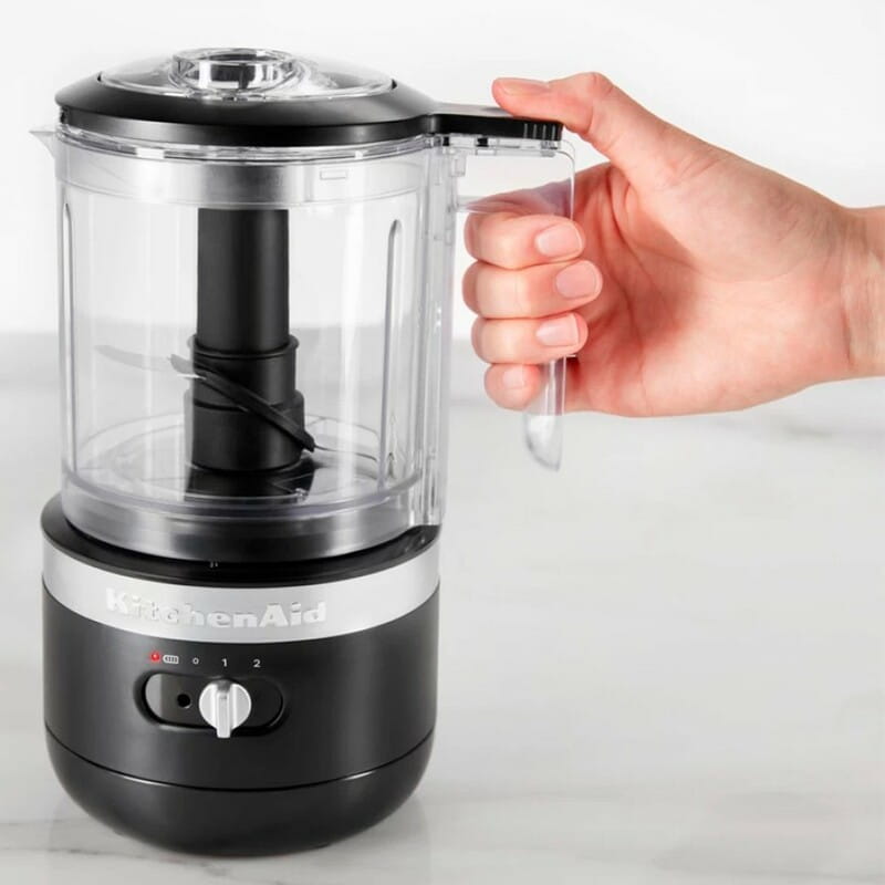Кухонний мінікомбайн KitchenAid 5KFCB519EBM матовий чорний