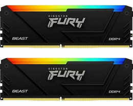 Модуль памяти DDR4 2x16GB/3200 Kingston Fury Beast RGB (KF432C16BB2AK2/32)