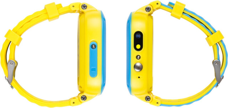 Детские смарт-часы AmiGo GO004 Glory Splashproof Camera+LED Blue Yellow