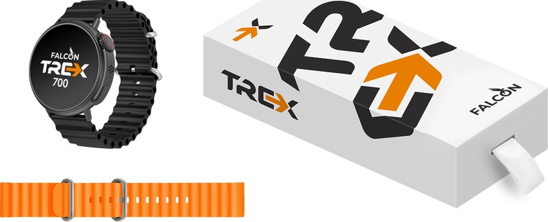 Смарт-годинник Trex Falcon 700 Ultra Black (TRX-FLC700-BLK)