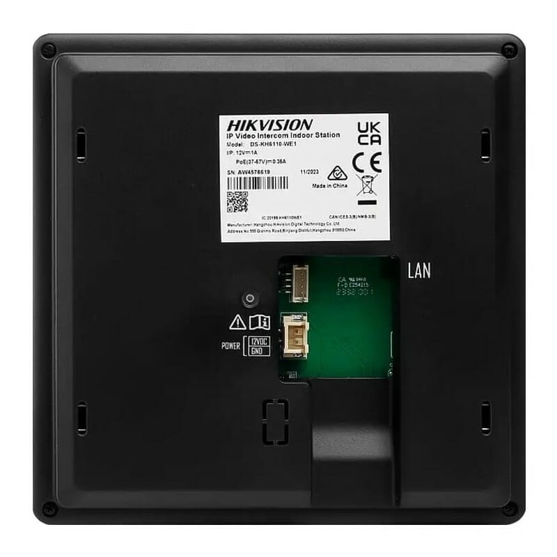 IP-відеодомофон Hikvision DS-KH6110-WE1 Black