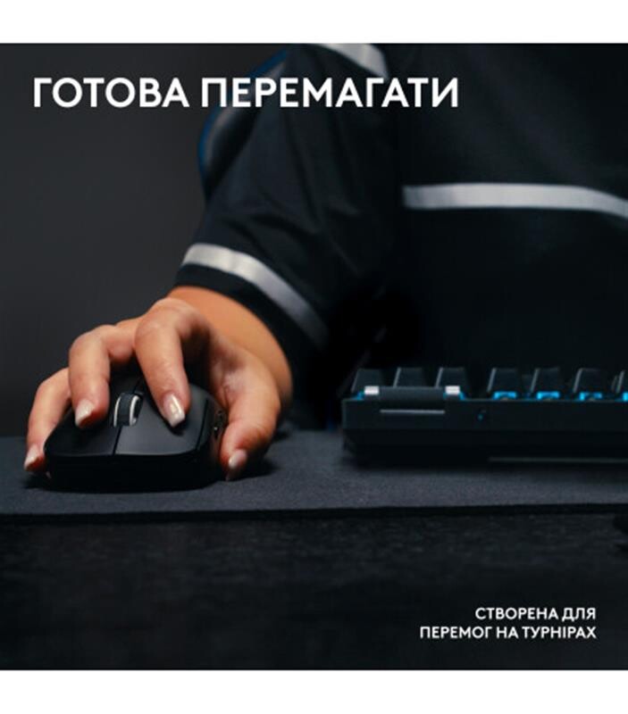 Клавiатура бездротова Logitech G PRO X TKL Lightspeed White Tactile (920-012148)