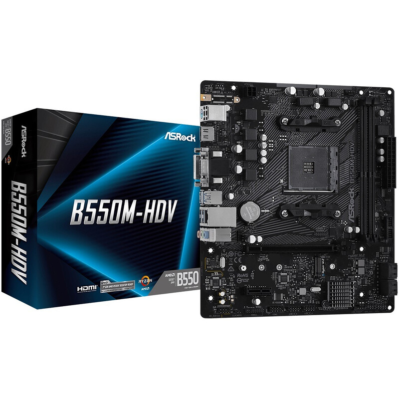 Материнська плата ASRock B550M-HDV Socket AM4