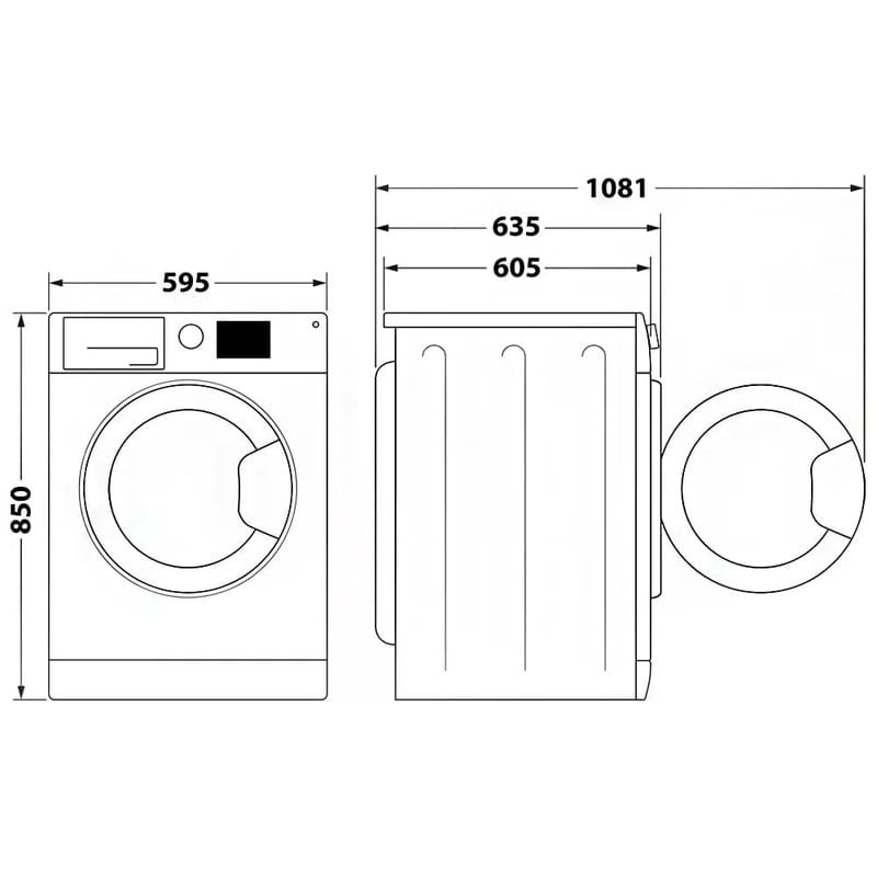 Пральна машина з сушкою Whirlpool FFWDB 1176258 BCV UA