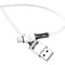 Фото - Кабель Usams US-SJ435 USB - Micro USB (M/M), 1 м, White (SJ435USB01) | click.ua