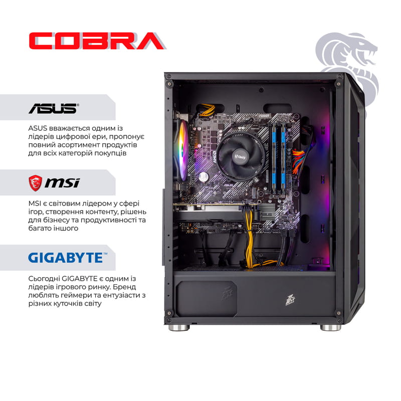 Персональний комп`ютер COBRA Gaming (A75F.32.S5.46.19007)