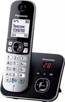 Радиотелефон DECT Panasonic KX-TG6821UAB Black