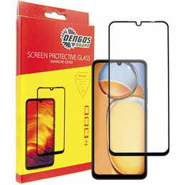 Защитное стекло Dengos для Xiaomi Redmi 13С Black Full Glue (TGFG-337)