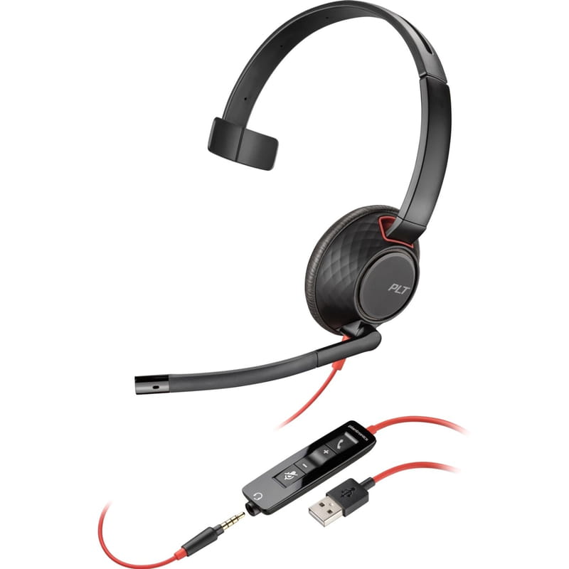 Гарнітура Poly BlackWire 5210 Black (80R98AA)
