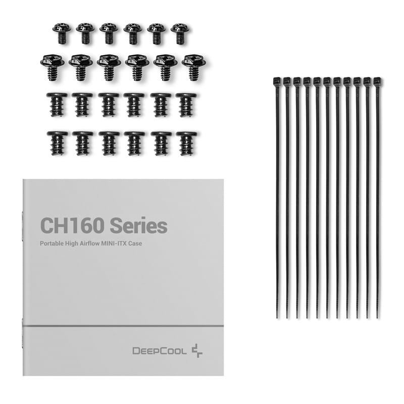 Корпус DeepCool CH160 Black (R-CH160-BKNGI0-G-1) без БЖ