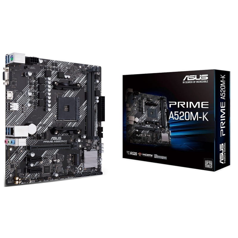Материнська плата Asus Prime A520M-K Socket AM4