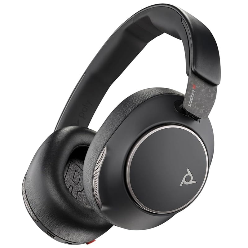 Гарнітура Poly Voyager Surround 80-M USB-C HS + USB-C/A Stereo Black (8G7U0AA)