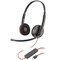 Фото - Гарнитура Poly стерео On-ear Blackwire 3220 Black (8X228AA) | click.ua