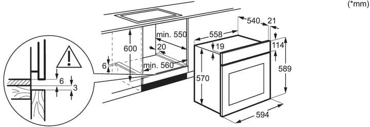 Духовой шкаф Electrolux EOD5H70BX